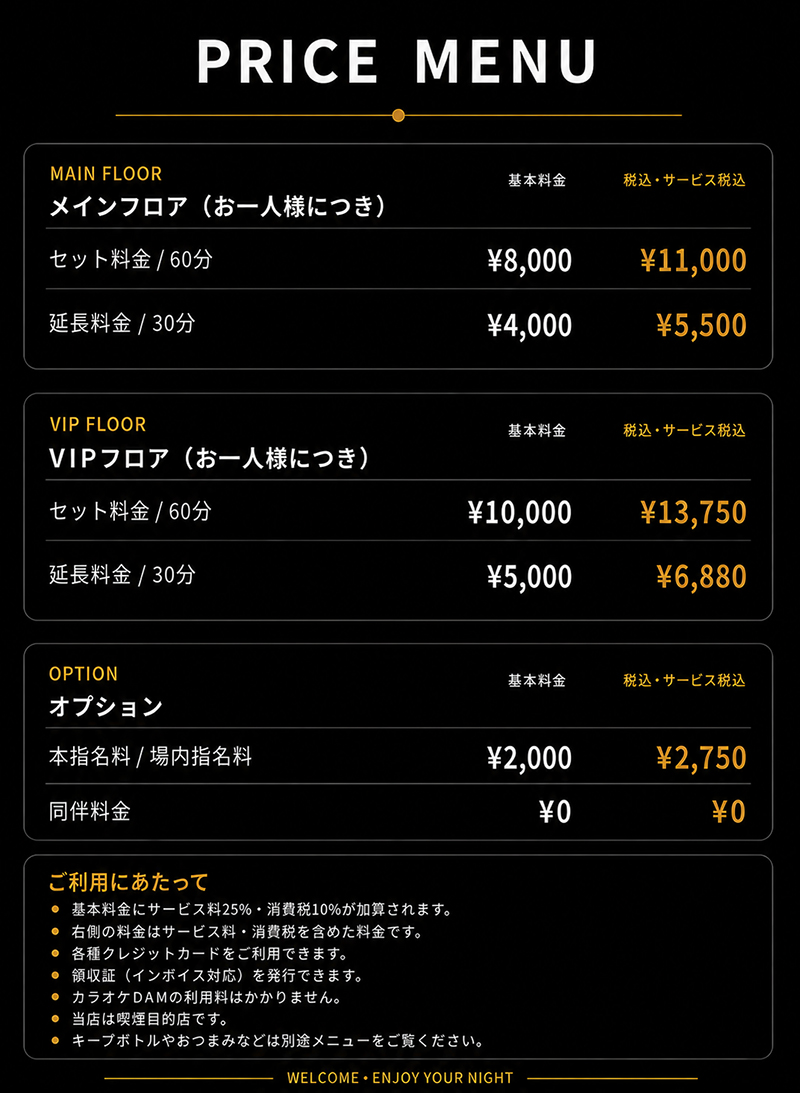 新料金表